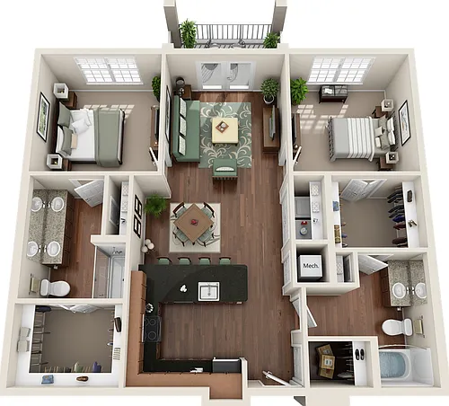 Floor plan Hawthorne