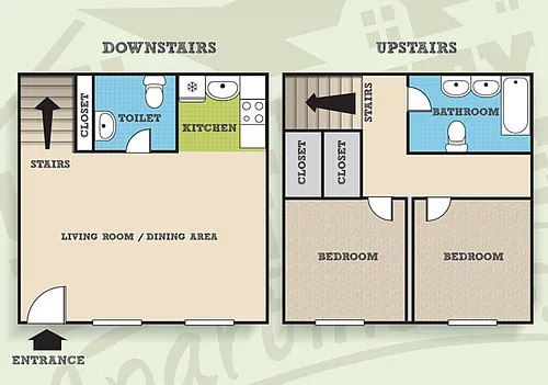 Floor plan 2 bedroom