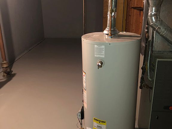 Clean basement and new water