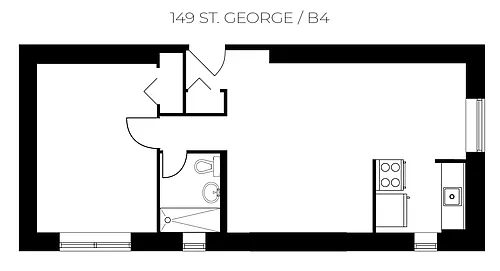 Floor plan 1 Bedroom