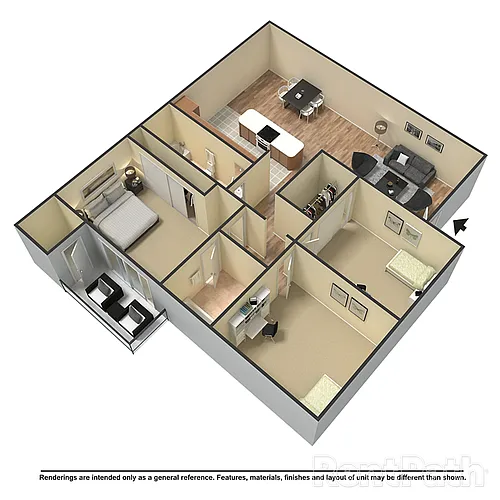 Floor plan 3BR
