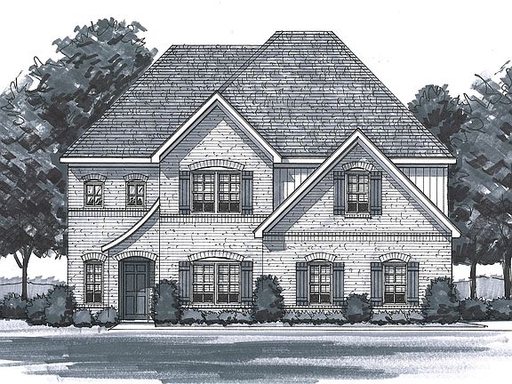 The Warwick - Elevation F Side Entry