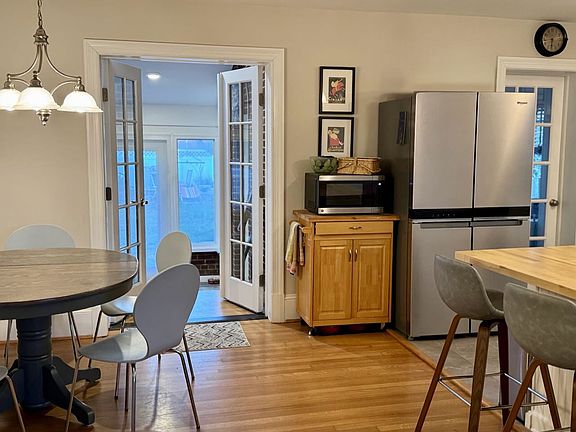 Eat in kitchen opens to living and family rooms