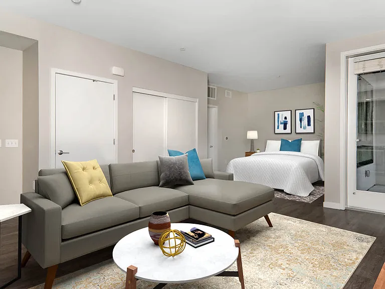 Living Room with Hard Surface Flooring