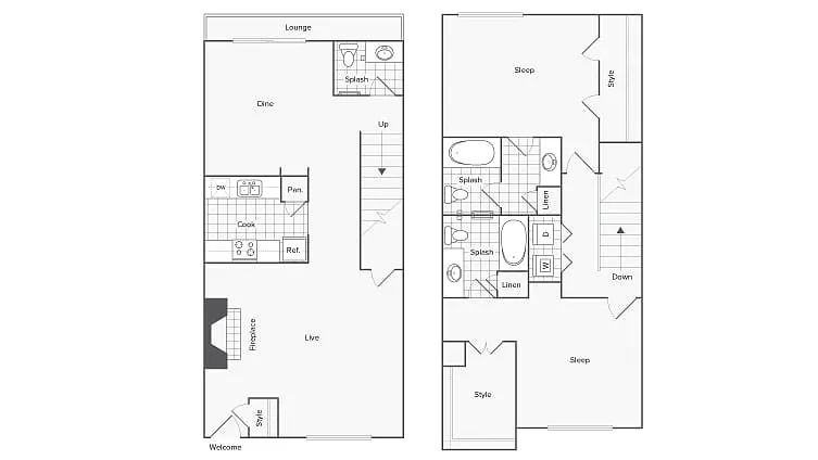 Floor plan Orb