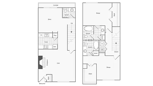 Floor plan Orb