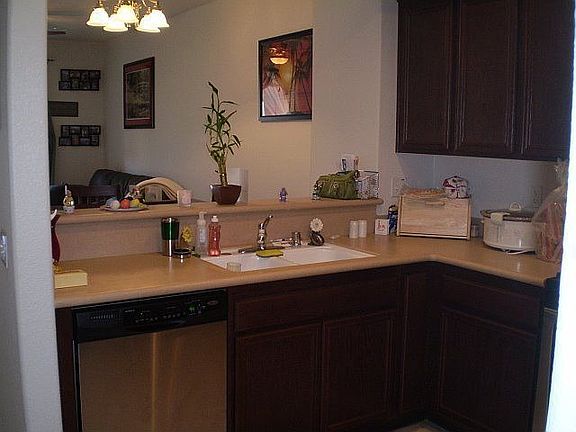 Kitchen looking into Dining Room