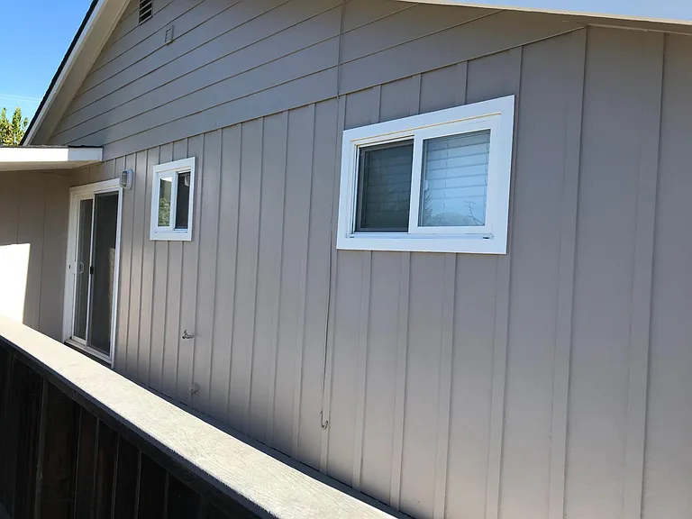 Side deck off of family room.