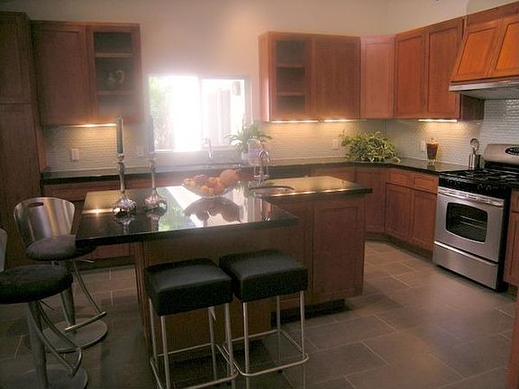 Open Sun Drenched Gourmet Kitchen