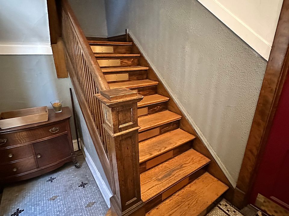 The front stairs