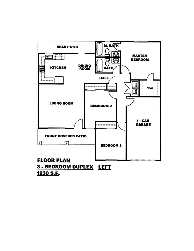 Floor plan 3 bedroom