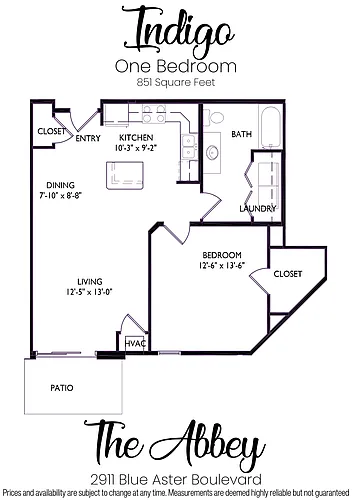 Floor plan Indigo