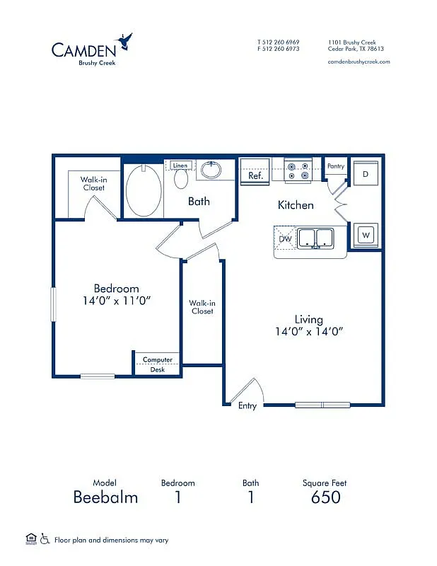 Floor plan Beebalm