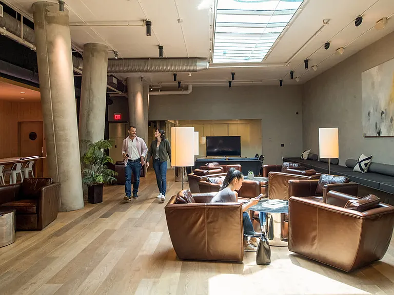 Relax and socialize in the Resident Lounge