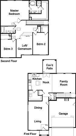 Centex home floor plan