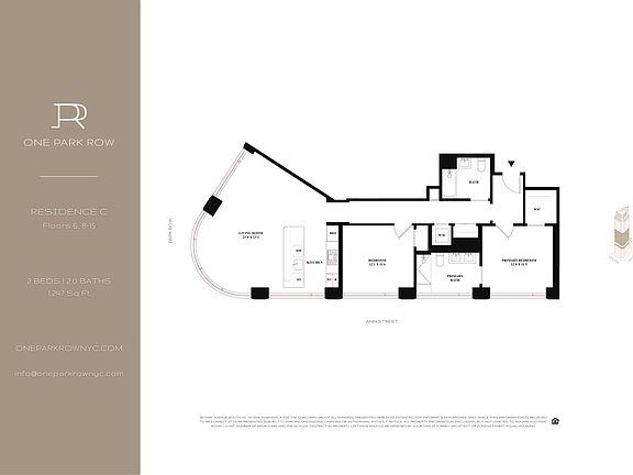 2nd image of 1 Park Row #5C