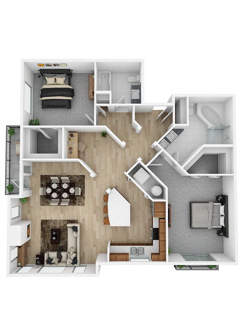 Floor plan B7