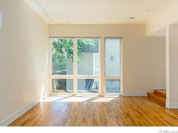 lots of natural bright light. Shades are installed top to bottom on these windows, allowing you to let light in from the bottom up, or top-down.