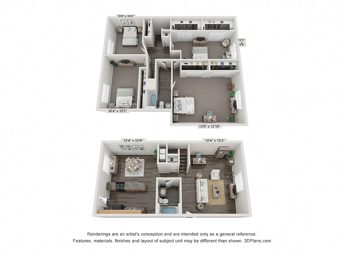 Floor plan Langley