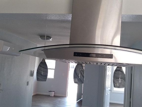 View from kitchen to Living room