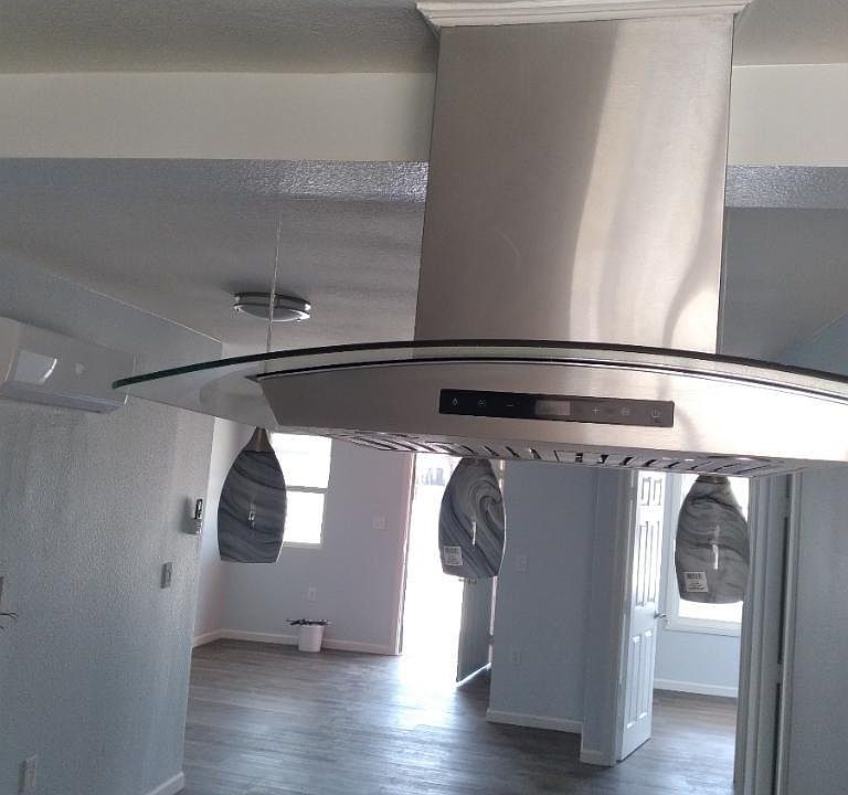 View from kitchen to Living room