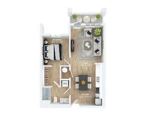 Floor plan Huckleberry B1