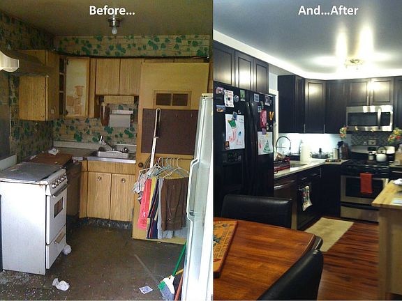 Kitchen - Before and After