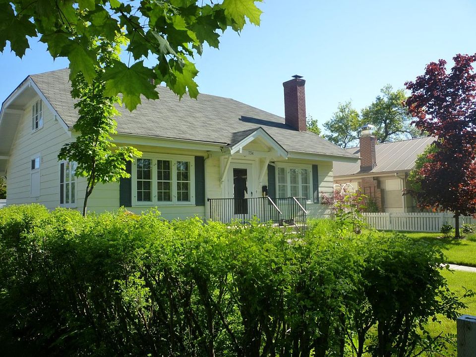 front of home picket fence