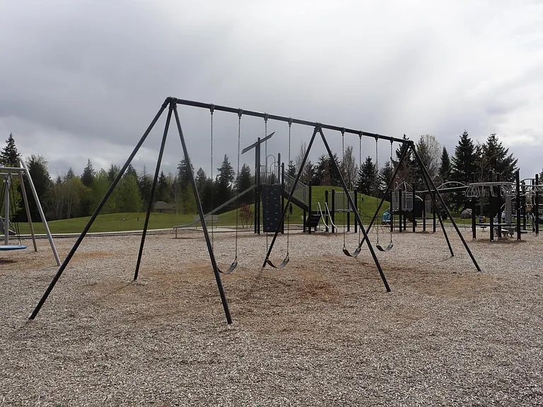 Play structures for little and big kids.