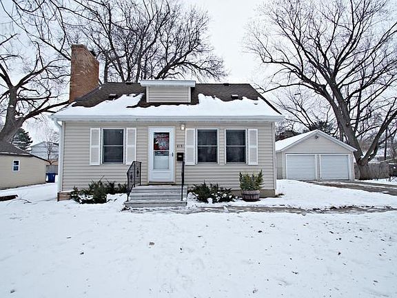 Over sized two car garage!