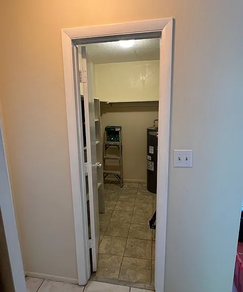 Walk-in Closet in Hallway.