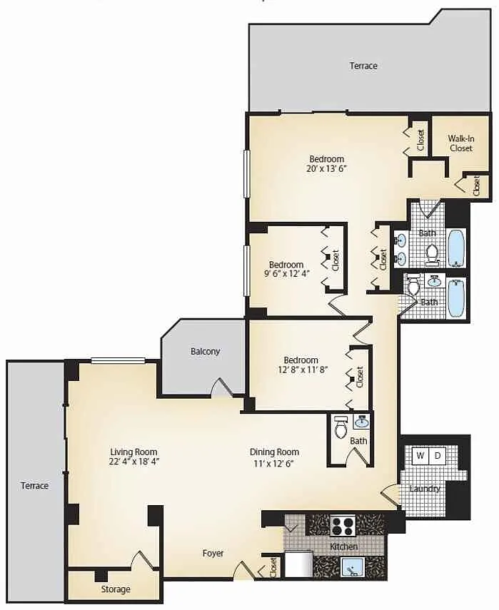 Floor plan Malone