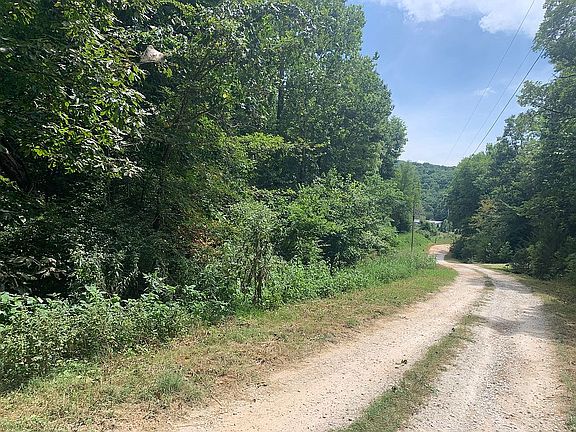 land is on the left of road.