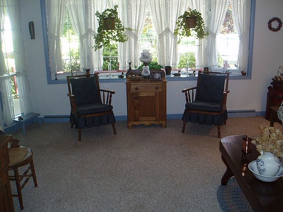 Living room bay window