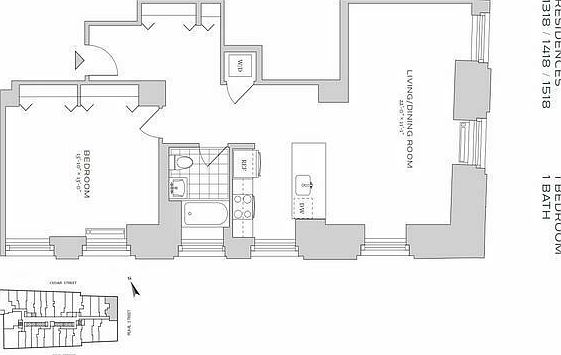 2nd image of 70 Pine St #1518