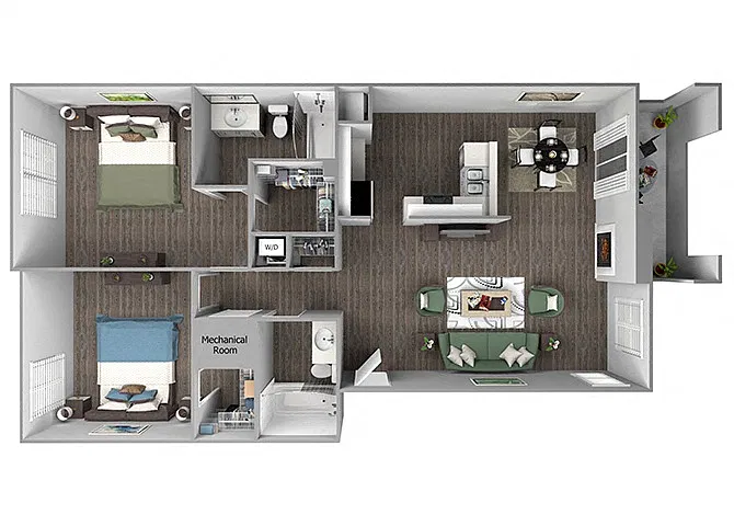 Floor plan B4 (Shasta)