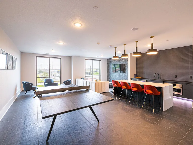 Social Lounge with Gaming & TV