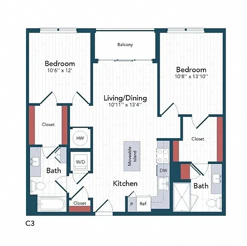 Floor plan C3