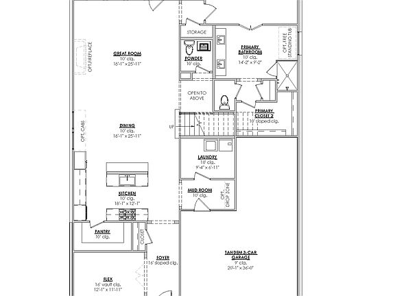 Lockhart Floor Plan - 1st Floor