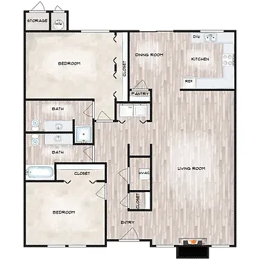 Floor plan Barcelona - Manor