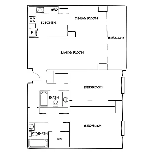 Floor plan Design 2B20 Premier