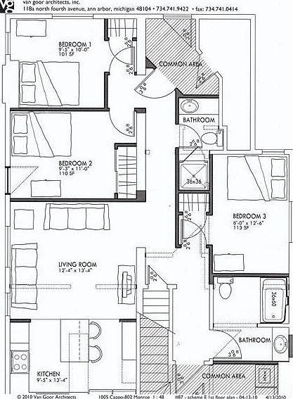 802 #1 - Floor Plan Drawings