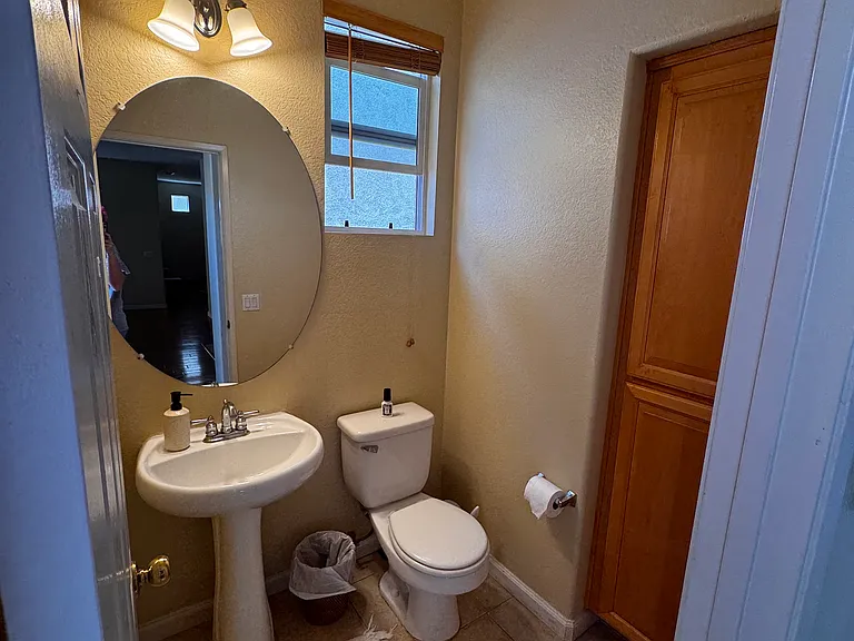 Downstairs half bathroom