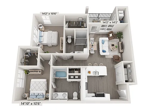 Floor plan Secluded