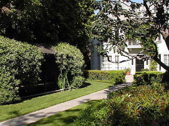 Courtyard with Koi Pond