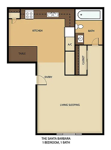 Floor plan Santa Barbara