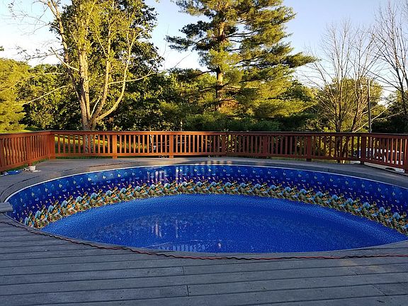 New pool liner and pump