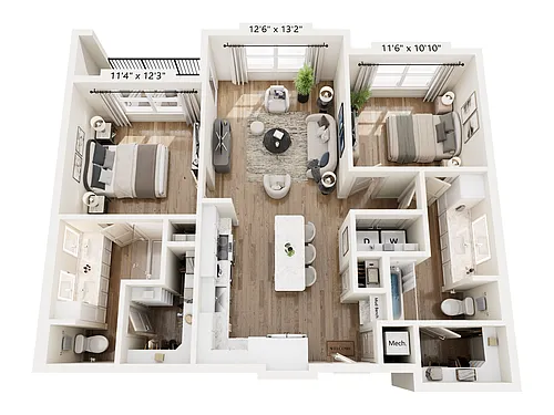 Floor plan B1