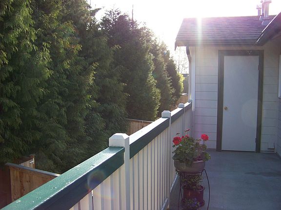 Private deck with storage