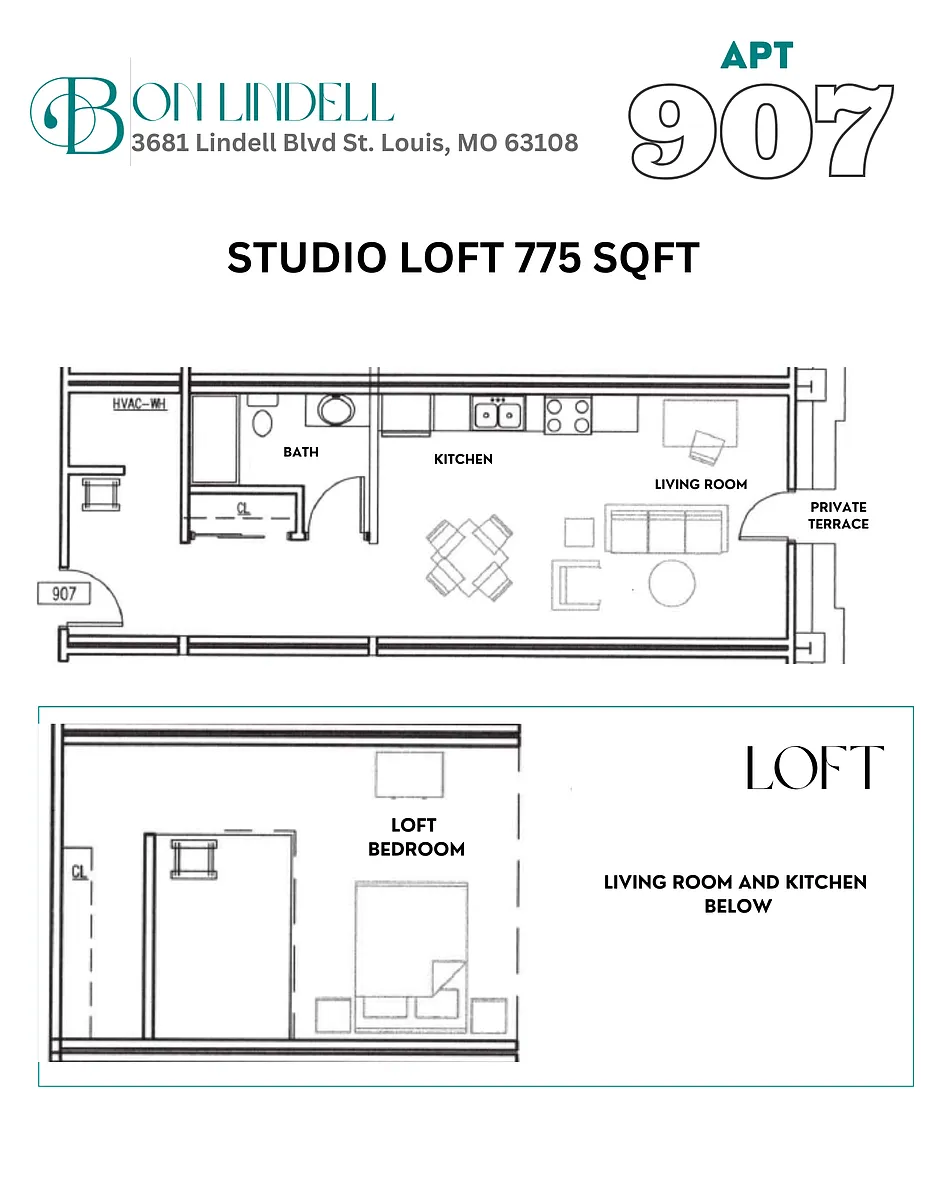 Floor plan 907